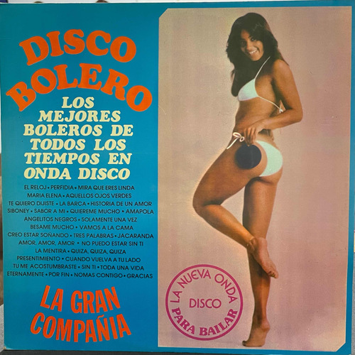 Disco Vinilo De Época Disco Bolero Grupo La Gran Compañía