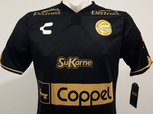 Imagen 4 de 7 de Jersey Dorados De Sinaloa Negra Charly 2016 Clausura Visita