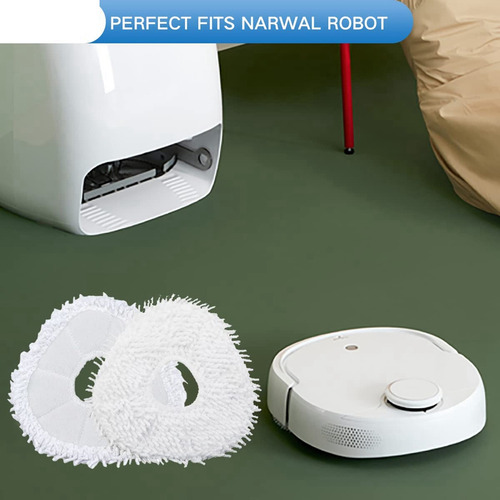 6 Almohadillas De Repuesto Para T10 Robot Vacuum And Mop Co