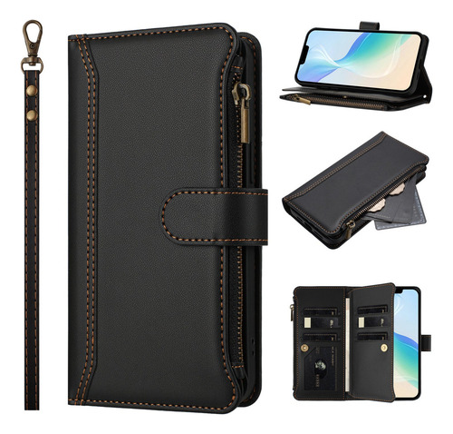 Funda De Piel Tipo Cartera Para Teléfono Tcl 40 Nxtpaper 40se 40t 40r 40xl