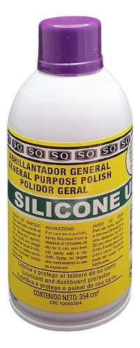 Spray Silicon Abrillantador 354cc Sq Uva