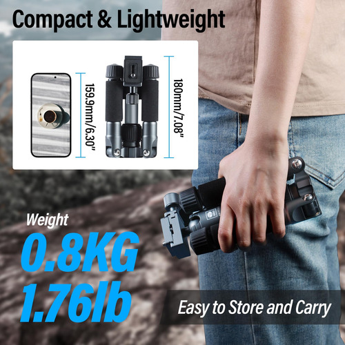 Trípode Sirui Compact Mini Desktop Am-tt50 Para Cámara De 10