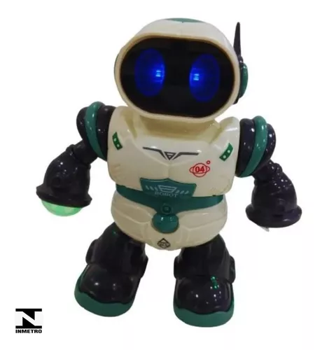 Robo Dançarino Infantil Dance Brinquedo Com Luz Som