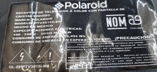Main Polaroid Ptv3915iled Tp.ms3393.pb755 (Usado)