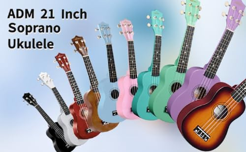 Adm Ukelele Soprano Para Principiantes 21 Pulgadas De
