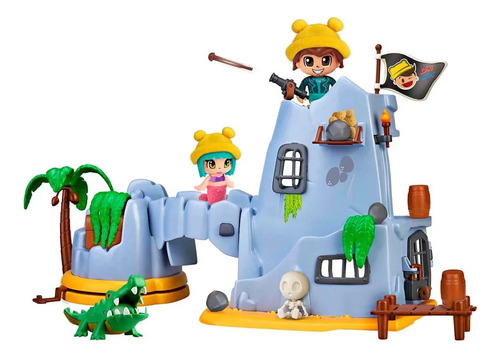 Pinypon Action Duki Dariel Isla Pirata Verde