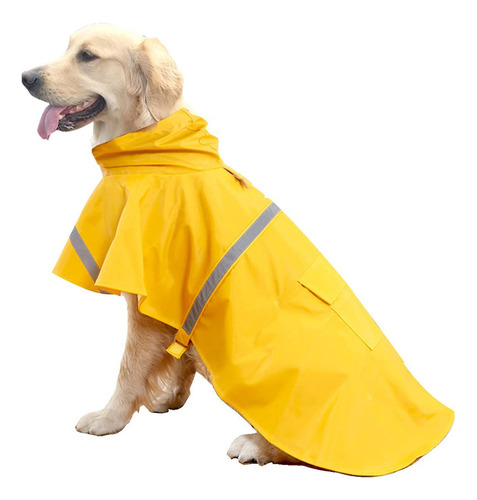 Hapee Impermeables Para Perros Grandes Con Capucha De Tira R