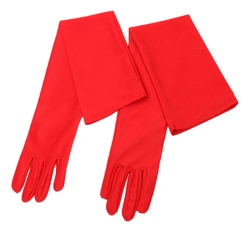 Guantes De Vestir De Novia Red Elbow, 55 Cm, Par Para Bodas