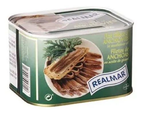 Filé De Anchova Espanhola Realmar Óleo De Girassol 252g