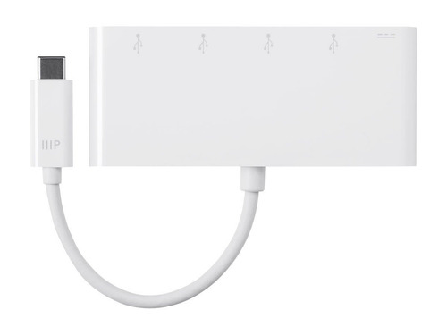 Monoprice Select Series Usb-c 4x-a Usb 3.0 Y Usb-c Adaptador