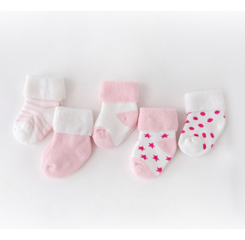 5 Pares Calcetines Antideslizantes Suela Bebe Niños Mediano