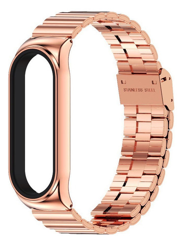 Pulsera Metalica Correa Manilla Para Xiaomi Mi Band, 1 Unida