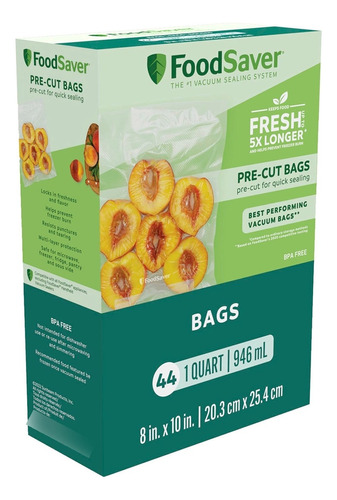 Paquete De 18 Bolsas Foodsaver De Tamaño De 1/4 De Galón .