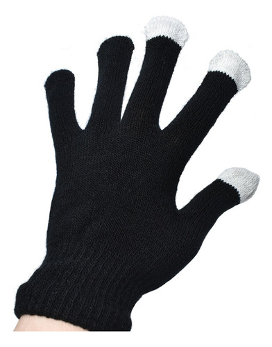 Kit Invierno Tresher Gorro + Cuello Rueda + Guantes Táctiles Negro Liso Único