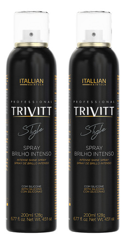 Trivitt Spray De Brilho Intenso Style (2 Unidades)