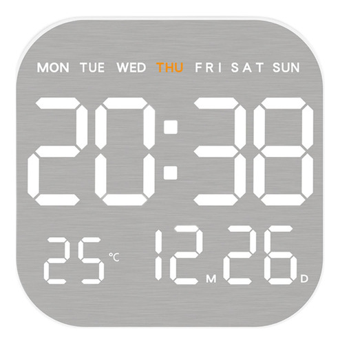 Reloj De Pared Digital, Reloj De Escritorio, Concha Blanca