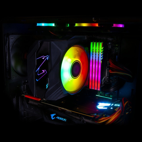 Imagen 10 de 10 de Cooler Cpu Gigabyte Aorus Rgb Dual Gp-atc800 Intel Amd