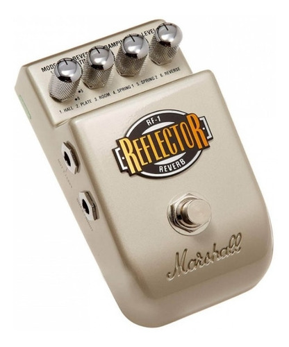 Imagen 2 de 2 de Pedal de efecto Marshall Reflector RF-1 crema