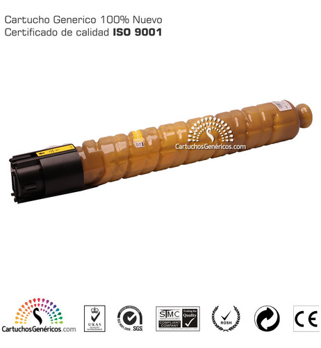 Toner Compatible Con Ricoh 841727 Mp C300hw Mp C401 Amarillo