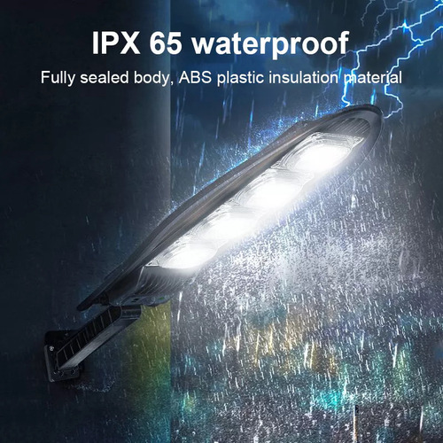 Nuevo Kit 1 Foco Reflector Solar 800w Poste Control Ip65