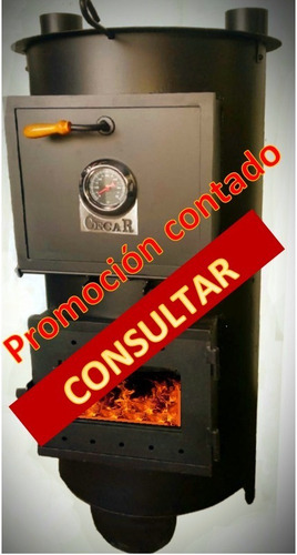 Salamandra Bajo Cecar Con Horno No Lepen Apta Pellets