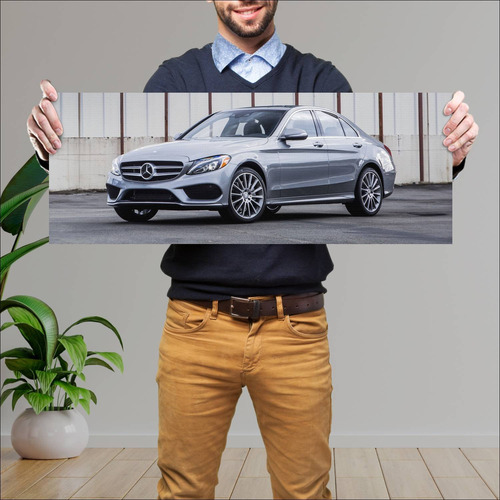 Cuadro 30x80cm Auto 2015 Mercedes Benz C Class A 426