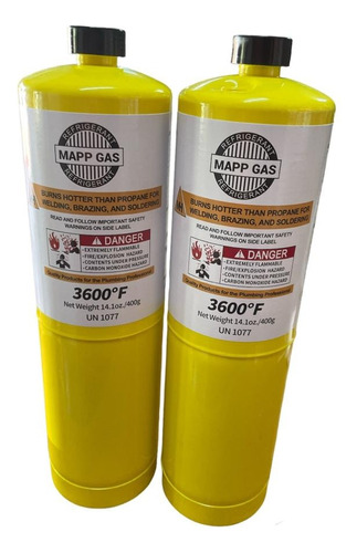 Gas Mapp Para Soldar Pack 2 Unidades