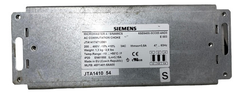 Siemens 6se6400-3cc00-4ad3