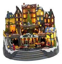 Comprar Navidad Escena Navideña Casa De Pueblo Decoración Navideña