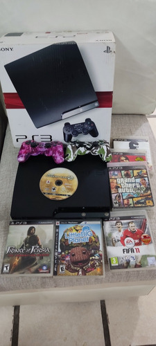 Play Station 3 Slim Con Juegos Originales