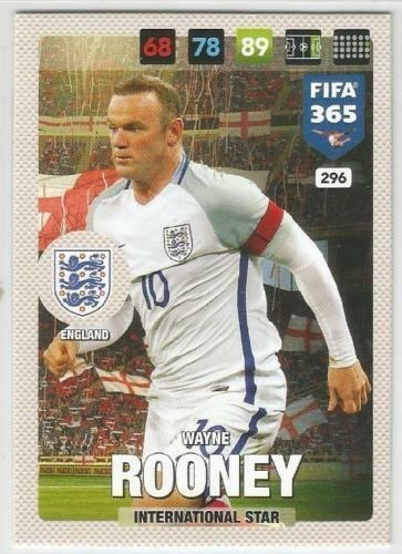 Carta Adrenalyn Xl Fifa 365 2017 / Wayne Rooney 