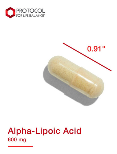 Protocol Ácido Alfa Lipoico 600 Mg - Extracto De Semilla De