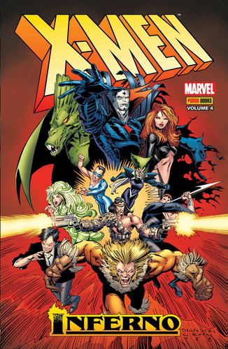X-Men: Inferno Vol. 04, de Claremont, Chris. Editorial Panini Brasil LTDA, capa mole em português, 2018