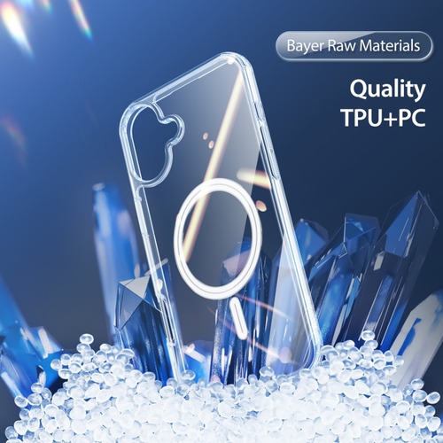 Capa Transparente Antirrisco E Antichoque Para iPhone 16/15