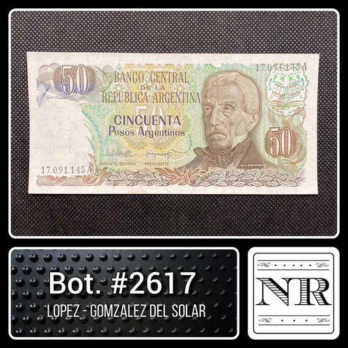 Argentina - 50 $a - Año 1983 - Bot. #2617 - L | G Del S