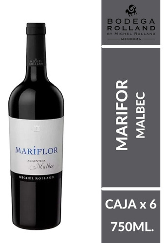 Imagen 2 de 10 de Vino Mariflor Malbec Caja X 6 X 750ml. Envío Gratis!