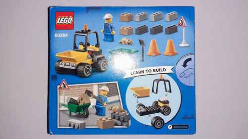 Camión De Obra Carretera Lego City 60284 58 Constructor (Usado)