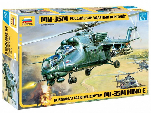 Mil Mi-35m Hind E By Zvezda # 7276     1/72