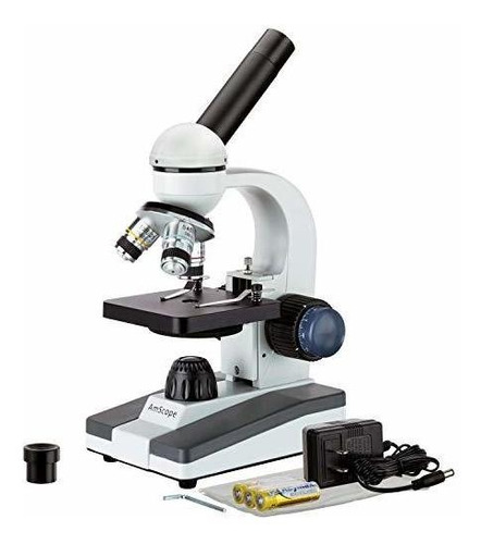 Amscope M150c-i 40x-1000x Lentes De Vidrio Optico Totalmente