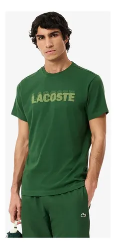 Camiseta Lacoste Masc. Esportiva Ultra Dry Estampa Gráfica