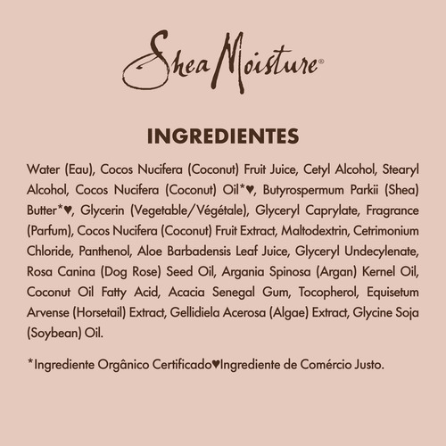 Condicionador Shea Moisture Óleo De Coco 100% Virgem 384ml