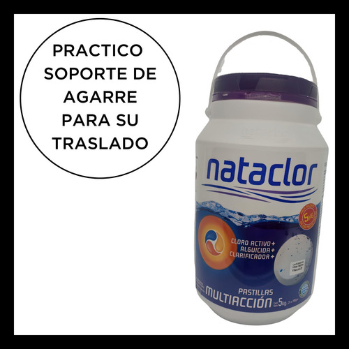 Pastillas Cloro Triple Accion Multiaccion 200gr 5kg Nataclor