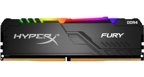 Imagem 1 de 4 de Memória Hyperx Fury Rgb 16gb 3000mhz Black Hx430c16fb4a/16