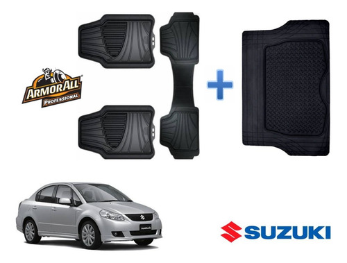 Tapetes Uso Rudo + Cajuela Suzuki Sx4 Sedan 08 A 14 Armor 