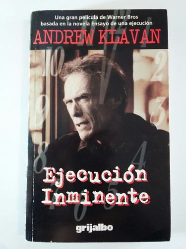 Libro: Ejecución Inminente - Andrew Klavan