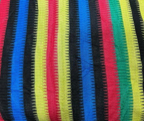 Imagen 3 de 3 de Hamacas Yucatecas De Nylon Coloridas
