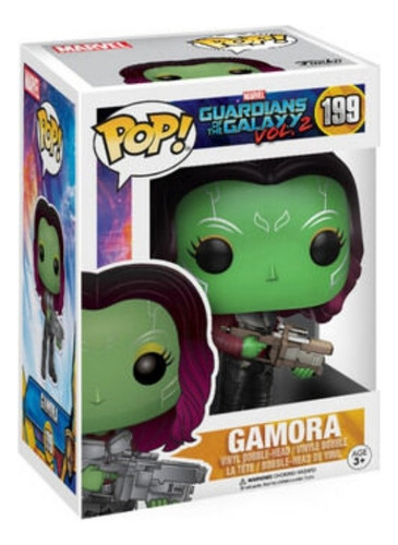 Funko Pop Gamora #199 Guardianes De La Galaxia C/ Protector
