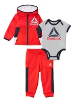 Comprar Conjunto 3pcs Menino Reebok Original Frete Gratis