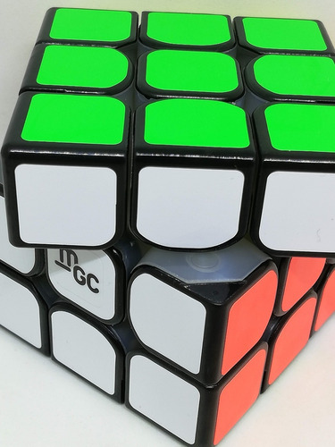 Estrutura de ímãs magnéticos profissionais Rubik's Cube 3x3 Premium Yj Mgc, cor preta