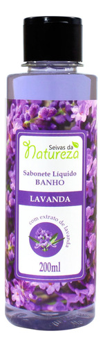 Sabonete Liquido Lavanda 200ml Aromatica